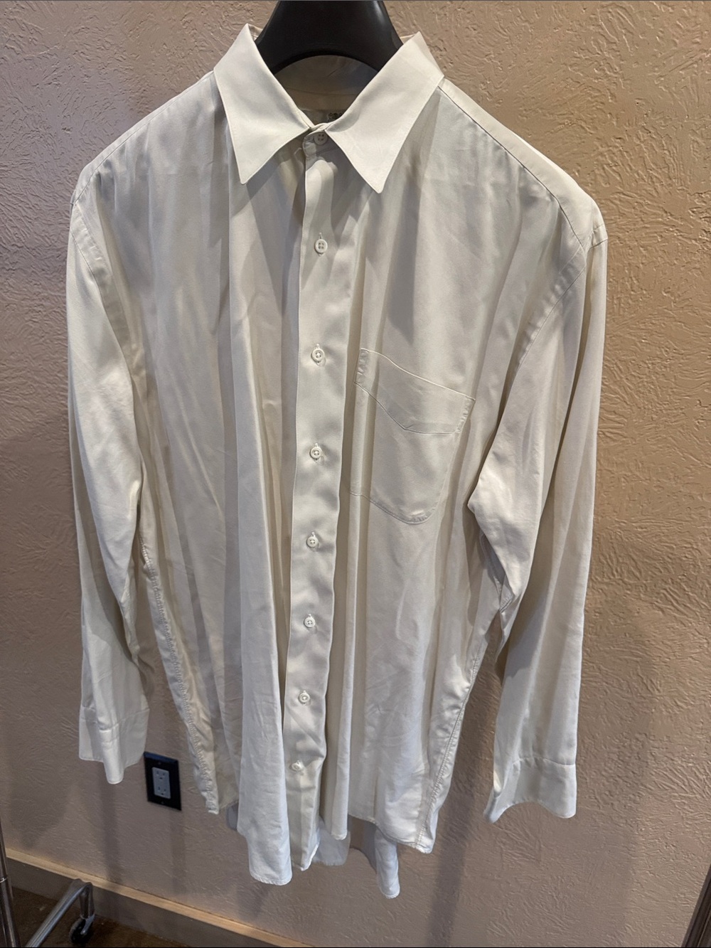 Aquascutum London White Long-Sleeve Dress Shirt
